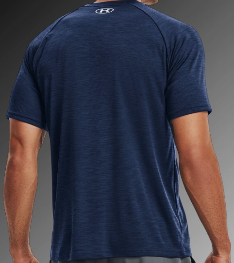 Under Armour Velocity Short Sleeve Hombre Azul Marino Talla L | Camiseta Técnica Running y Entrenamiento