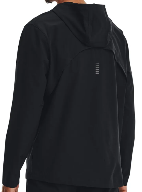 Under Armour OutRun Storm Jacket Hombre Negra Talla M | Cortavientos Running con Capucha