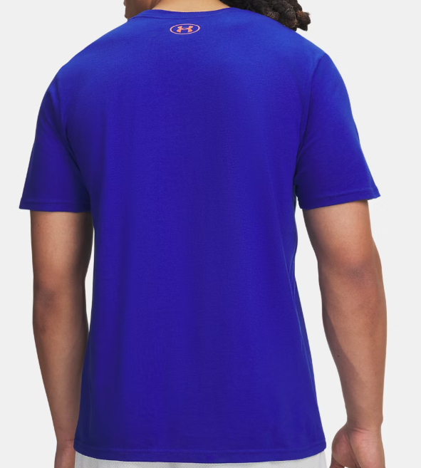 Under Armour Performance Apparel Hombre Azul Talla S | Camiseta Casual Deportiva de Manga Corta